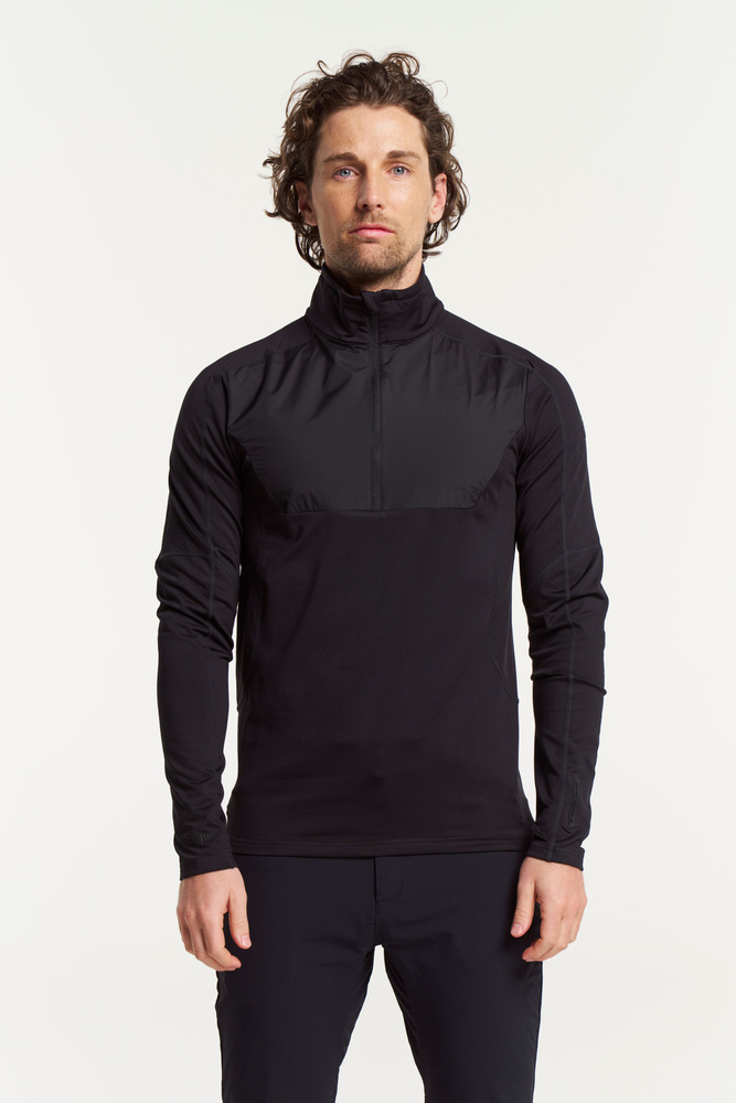 TXlite Windblock Half Zip Men | Black | Tenson