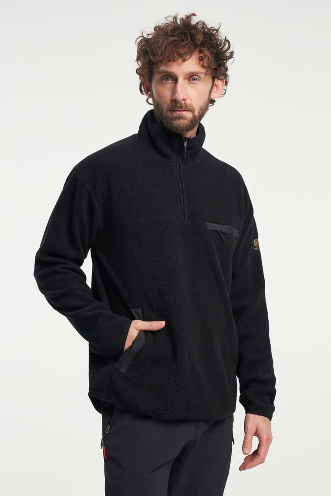 Yoke Half Zip Men | Black | Tenson