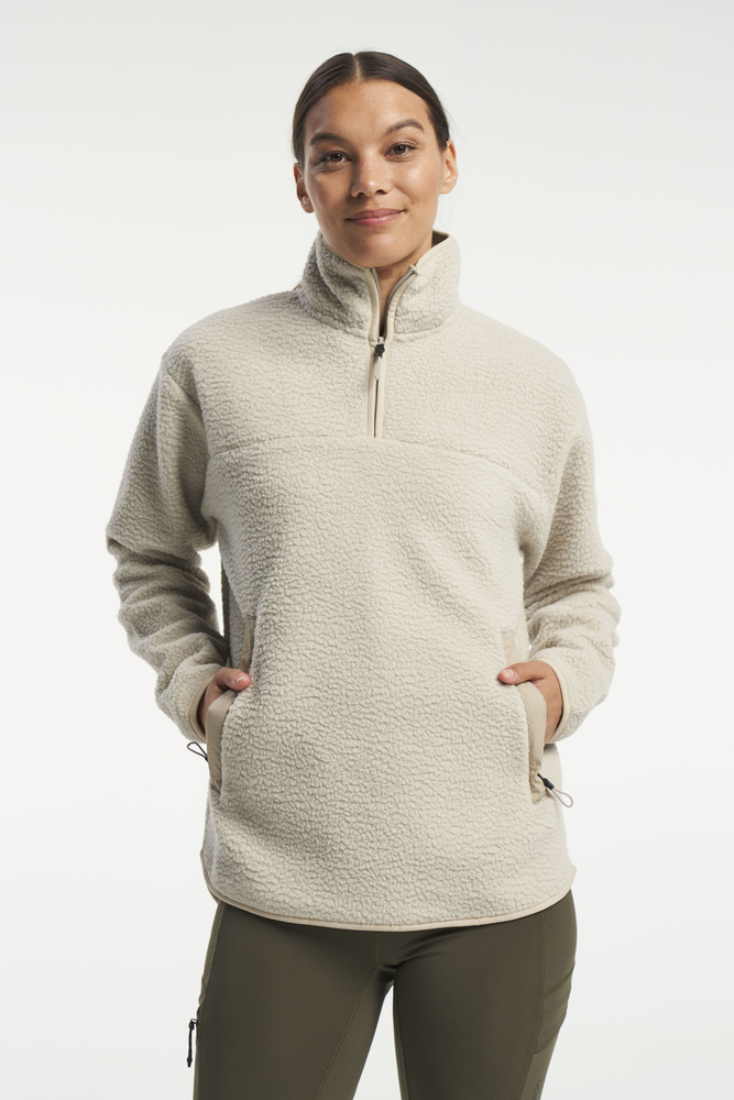 Yoke Half Zip Women | Sand | Tenson