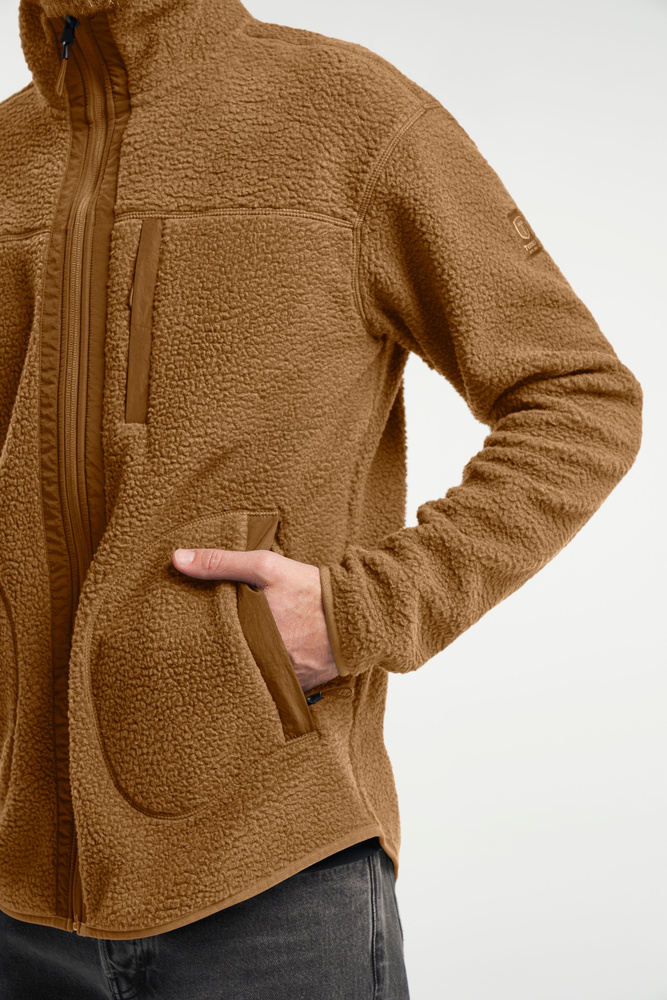 ぷりん Yoke Full Zip Men | Sand | Tenson