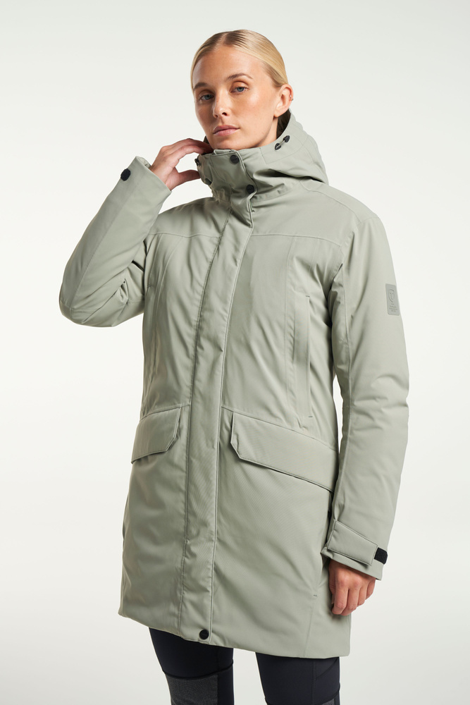 トップス JILUKA SENA HBS2025 OBM PARKA 2025 Eve Jacket Women | Green | Tenson
