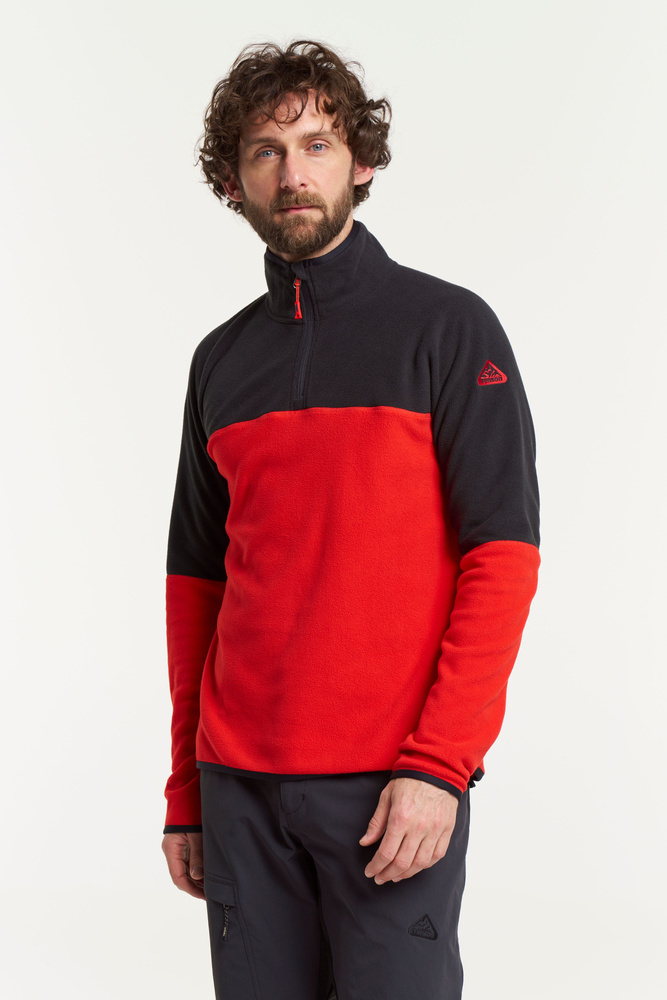 Himalaya Half Zip Fleece Men | Red | Tenson